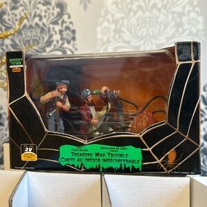 Lemax Spooky Town Pirate Village “Treasue Map Trouble” . Retired Collectible
